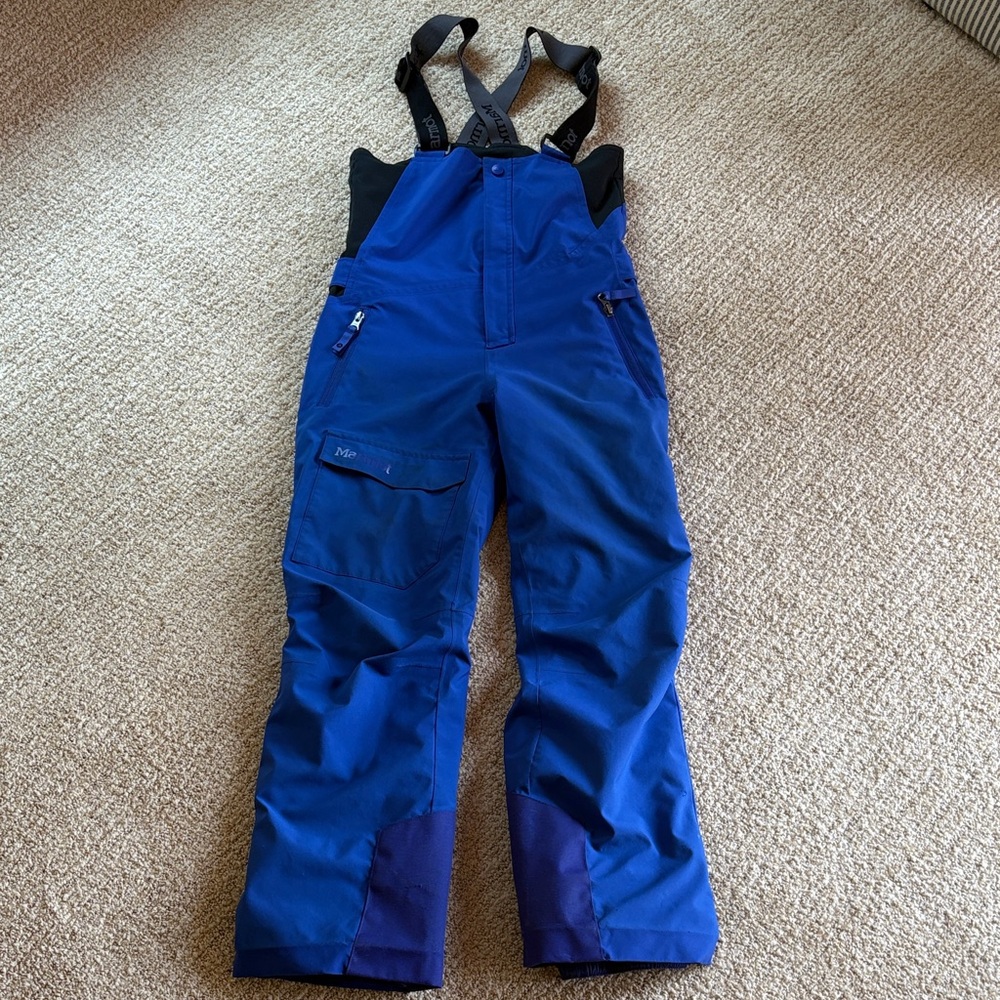 Marmot Kids Blue Overalls